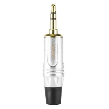 Imagem de Plug P2 Macho Stereo Profissional Gold Montagem De Cabos - Pratt