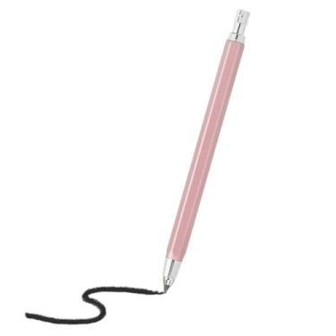 Imagem de PATIKIL 1 lapiseira de 4,0 mm, suporte mecânico para lápis de chumbo, grande suporte de metal automático com apontador para grafite, lápis, desenho, arte, esboço, madeira, rosa, rosa