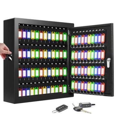 Imagem de Caixa de bloqueio com chave Oepmoc Armário de chaves anti-roubo de 100