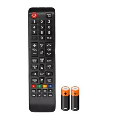Imagem de Controle Remoto Compatível com TV Samsung Universal, TV LED, LCD, Smart TV 3D, com Pilhas Integradas