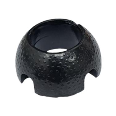 Imagem de Generic Suporte para ventilador de teto com base esférica de alumínio, compatível com a maioria dos ventiladores, peças de reposição em preto fosco