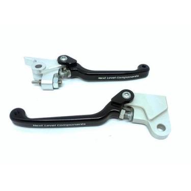 Imagem de Manete Retrátil Biker Mxf 250 Ts 2 Tempos (Par), Preto