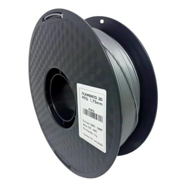 Imagem de Filamento 3D PETG Prata 1.75mm 1KG Masterprint