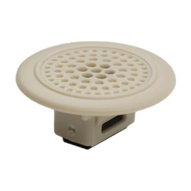 Imagem de FJMQHU Acabamento para microfone de teto de carro, acabamento para áudio de alto-falante, acessórios internos, Convexo Branco