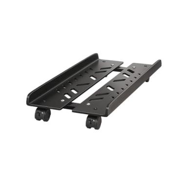 Imagem de Suporte de CPU para PC, capa ajustável, suporte de torre de PC, suporte para carrinho móvel com 4 rodízios, cabe na maioria dos PCs sob a mesa