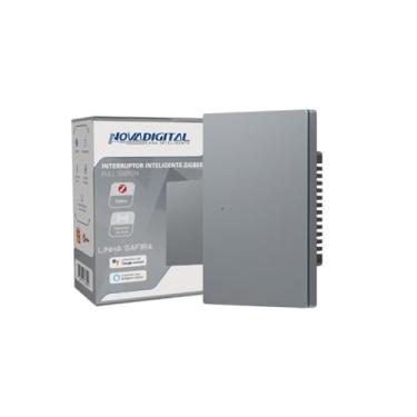 Imagem de Interruptor Inteligente Zigbee Full Switch Sensação De Tecla Fisica Compativel com Alexa Google Home (1 Teclas)