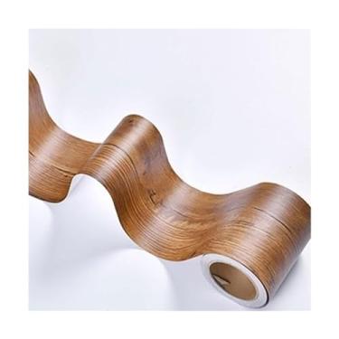 Imagem de TsoLay Adesivo de parede autoadesivo de 10 m, papel de parede com borda de PVC, impermeável, adesivo de borda de papel de parede para casa, escritório, hotel, decoração DIY