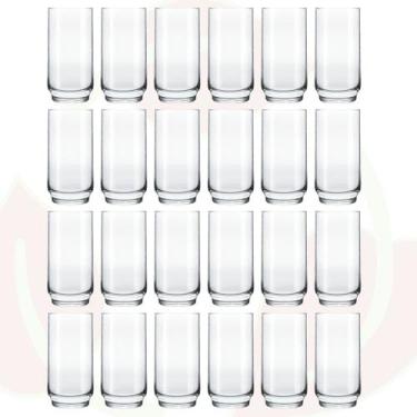 Imagem de 24 Copo de Vidro Lights 410ML Transparente Long Drink Suco - NADIR FIG