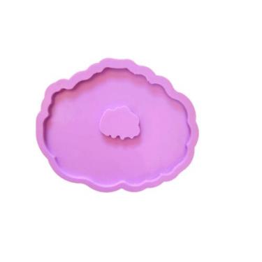 Imagem de R71 Molde de silicone geodo vazado resina - confeitaria dos moldes