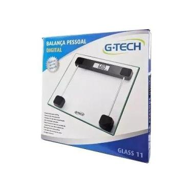 Imagem de Balança De Vidro Compacta Digital G-tech Pesa De Até 180 Kg