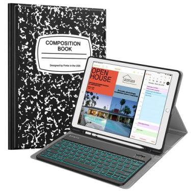 Imagem de Capa de teclado FINTIE para iPad Pro 12,9" de 1ª e 2ª geração com tecl