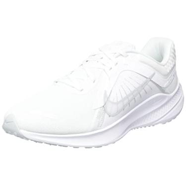 Imagem de Nike Tênis de corrida masculino Quest 5, Branco, platina pura, branco, 39