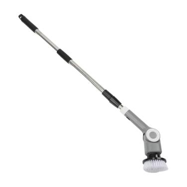 Imagem de Luqeeg Esfregador giratório elétrico, visor de LED, impermeável, recarregável, sem fio, 7 cabeças, alta eficiência, 3 velocidades, esfregão giratório elétrico portátil para pisos, paredes de vidro