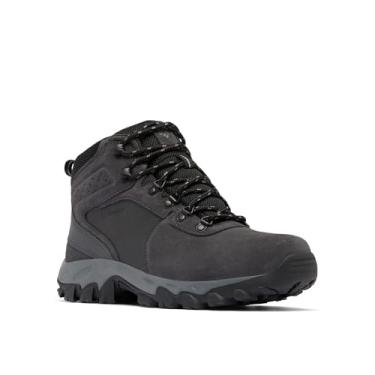 Imagem de Columbia Newton Ridge Plus II Bota masculina de camurça impermeável para caminhada, Tubarão/preto, 50