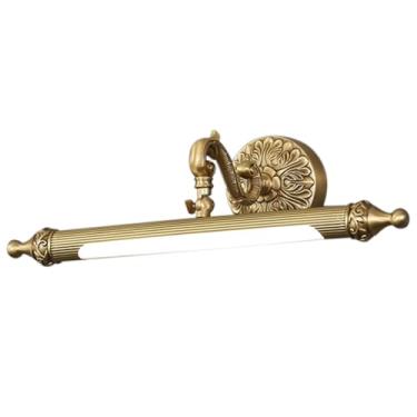 Imagem de Aiwen Luminária De Led Para Banheiro 7W 16,14" Com Abajur Pc, Arte Retrô, Arandelas Parede Banheiro, Iluminação Suave, Branco 3000K