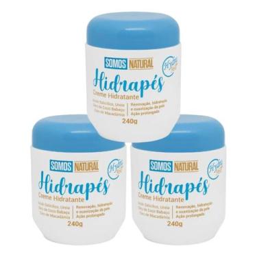Imagem de Kit Cuidado com os pés contra rachaduras Hidrapés 240g Somos Natural 3