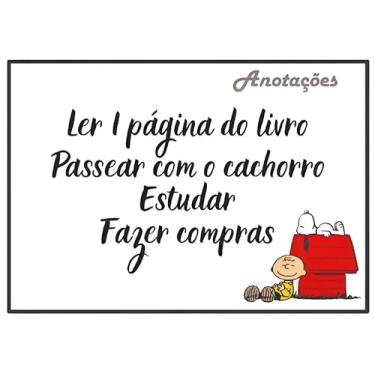 Imagem de Quadro De Rotinas Diária Lousa Magnética A4 Cachorro