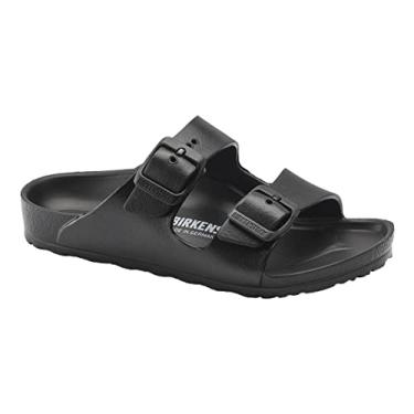 Imagem de Birkenstock Sand lia infantil Arizona EVA, Preto, 11-11.5 Narrow Little Kid