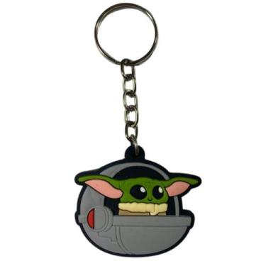 Imagem de Chaveiro Emborrachado Baby Yoda Star Wars - Nacional