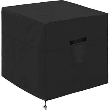 Imagem de Little World Capa de ar condicionado para unidade externa, capa universal para varanda de inverno AC padrão americano móveis entrada externa central cobertura completa 61 x 61 x 76 cm, quadrado