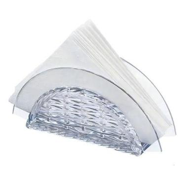 Imagem de Porta Guardanapo Trançado Cristal Multiuso Transparente - KEITA