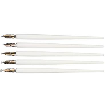 Imagem de Ymiko Caneta de Caligrafia, Caneta de Imersão Com Caixa de Armazenamento de Imersão Com Cabo de Madeira Home Office Art Pintura Conjunto de Tinteiro de Caligrafia de para Presente Tinta para (haste