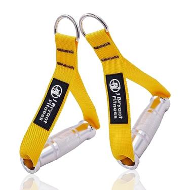 Imagem de J Bryant Cabos de academia de metal para fixação de cabos, cabo de liga de alumínio resistente, alças de treino duráveis para faixas de resistência, sistema de pulldown LAT