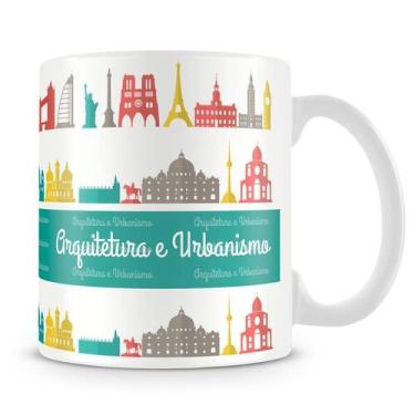 Imagem de Caneca Personalizada Profissão Arquitetura e Urbanismo com Nome - 325m