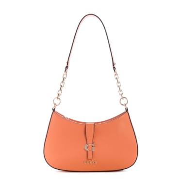 Imagem de GUESS Bolsa de ombro com zíper Carrie, damasco