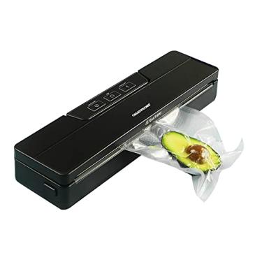 Imagem de Seladora a vácuo, máquina seladora a vácuo e máquina de vedação de preservação de alimentos. Largura máxima da vedação atinge 30 cm. Sacos de seladora a vácuo de 10 peças estão incluídos. (A seladora a vácuo tem um defeito de qualidade. Não pode aspirar de forma eficaz. Peço aos meus amigos para can
