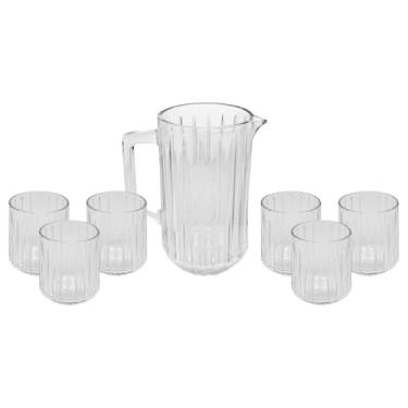 Imagem de WOLFF - Conjunto 7 Peças Jarra com 6 Copos de Cristal Bangkok 1,45L/300ml