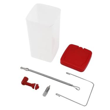 Imagem de Bebedouro de bico de frango, bebedor de aves de capoeira suspenso de grande capacidade com bebida automática para fazenda