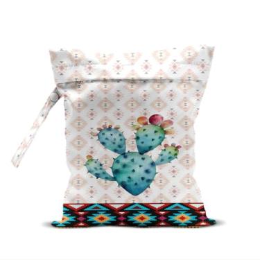 Imagem de Bolsa impermeável para roupas de banho, viagens, cosméticos, roupas sujas para piscina, ioga, academia, artigos de higiene, carrinho de bebê, bolsas de praia de viagem reutilizáveis (estilo boêmio