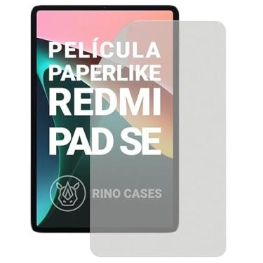 Imagem de Capa Smart Case para Xiaomi Redmi Pad SE 11'' – Magnética, Sleep/Wake, Suporte para Caneta, Tampa Magnética e Suporte Integrado (Película Fosca Cerâmica Paperlike, Redmi Pad SE)