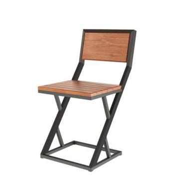 Imagem de Cadeira mônaco com madeira peroba rosa - Madeiled