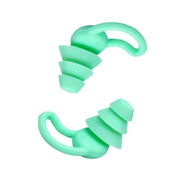 Imagem de Protetor Auricular Tampão De Ouvido Dormir Natação Antiruido Verde