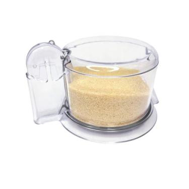 Imagem de Açucareiro Cristal Transparente C/Tampa Articulada 300ml - Keita, K08