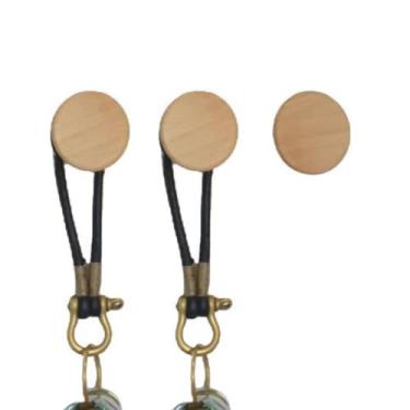 Imagem de Ganchos magnéticos resistentes para organização, ganchos de madeira versáteis e elegantes para pendurar ferramentas, cordas de mangueiras de jardim, utensílios de cozinha em armazéns, cruzeiro (faia-B