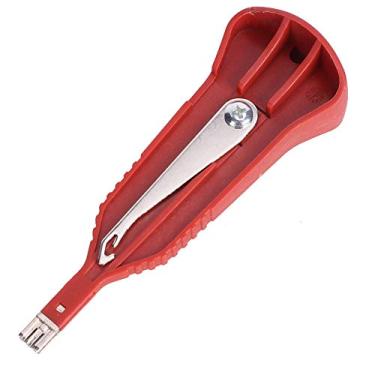Imagem de Descascador de cabos profissional, empilhador de fios, cinzel, cortador de fio de aço, crimper manual para conexão de rede, painéis de remendo, módulos, cabos, alta qualidade, aço