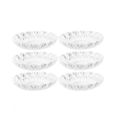 Imagem de Jogo De Petisqueira Em Vidro 6 Peças Vidro Cristal 12,5cm