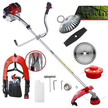 Imagem de Roçadeira Toyama Rt43l + Faca 40 Dentes + Escova De Aço