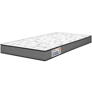 Imagem de Colchão Solteiro Plumatex Acction D20 (Macio) | 88x188x14cm | Espuma Suave, Antiácaros e Hipoalergênico | Ideal para até 60kg