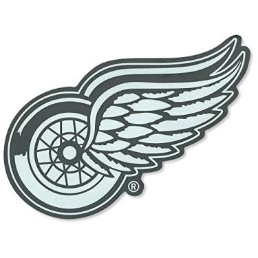 Imagem de NHL Detroit Red Wings Decalque cortado de matriz, 20,32 x 20,32 cm, cor da equipe