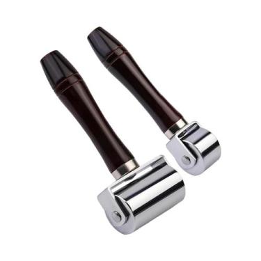 Imagem de Ferramenta De Rolagem De Bordas De Couro Com Cabo De Madeira KRABALL F