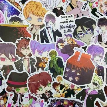 Imagem de Adesivos Diaboliks Lovers em vinil impermeável Anime S (50 unidades)