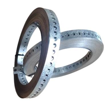 Imagem de Fita de aço Perfurada Galvanizada 19mmx10m - M&C