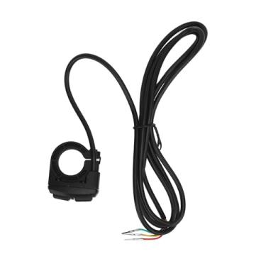 Imagem de SPYMINNPOO Interruptor de Farol de Bicicleta, Buzina 2 Em 1, Controle de Guidão Abs para Scooters Elétricos, 12v-72v, 22.2mm, Montagem para Atualizações Dk226