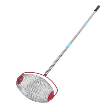 Imagem de Ejoyous Coletor de Porcas de Aço Inoxidável, Poste Extensível de 3 Seções Rolo Superior Selecionador de Bolota de 44,7 Polegadas Com Design Leve, para Nozes, Castanhas, (Tamanho grande 1,69 x 9,06