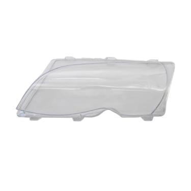 Imagem de Capas transparentes para lentes de farol de carro Compatível com BMW Série 3 E46 318i 320i 325i Sedan 4 portas 2002 2003 2004 2005(Left)