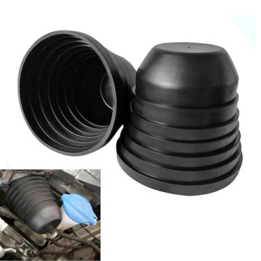 Imagem de Sodcay Pacote com 2 capas de proteção contra poeira de luz dianteira para 7 tamanhos 70/75/80/85/90/95/100, capa de vedação de lâmpadas de iluminação de veículos à prova d'água macia e durável com